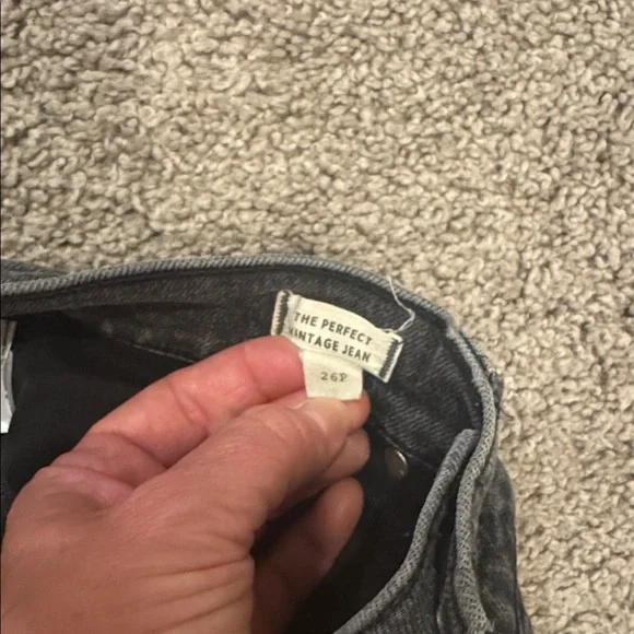 Madewell perfect vintage jean in Lunar wash size 26p - Picture 7 of 8